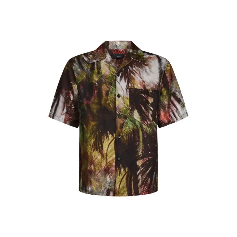Alanui Tropical-print Short-sleeve Shirt-0