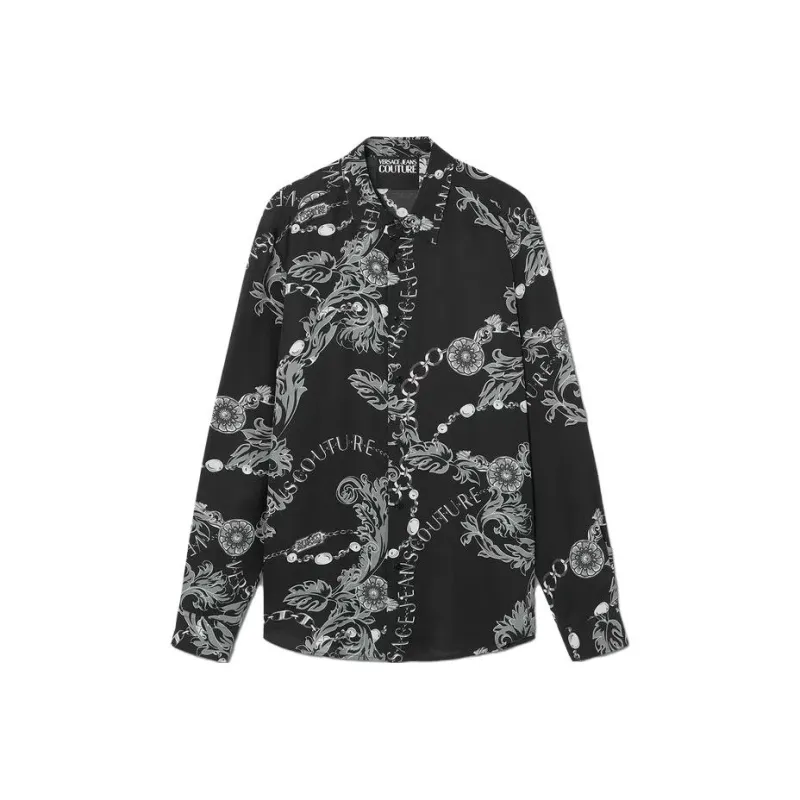 VERSACE Shirts Men Black-0
