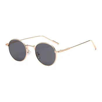 YUZHAOLIN Metal Round Sunglasses Unisex