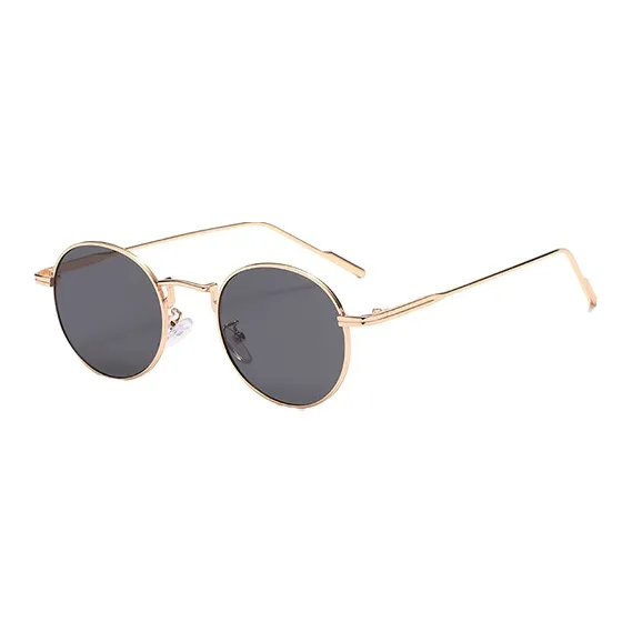 YUZHAOLIN Metal Round Sunglasses Unisex-0
