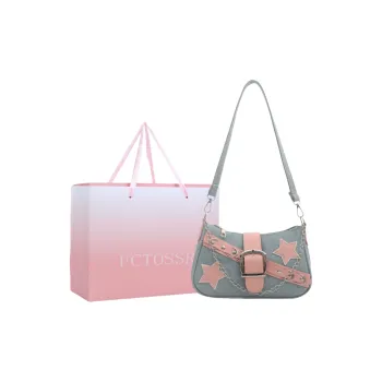 FCTOSSR Denim Shoulder Bag Regular Women's Black/Light Blue/Dark Blue