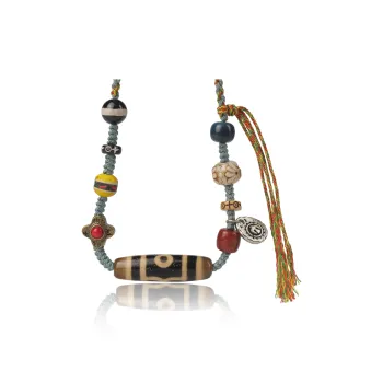 Gu He Agate Jade Necklaces Unisex
