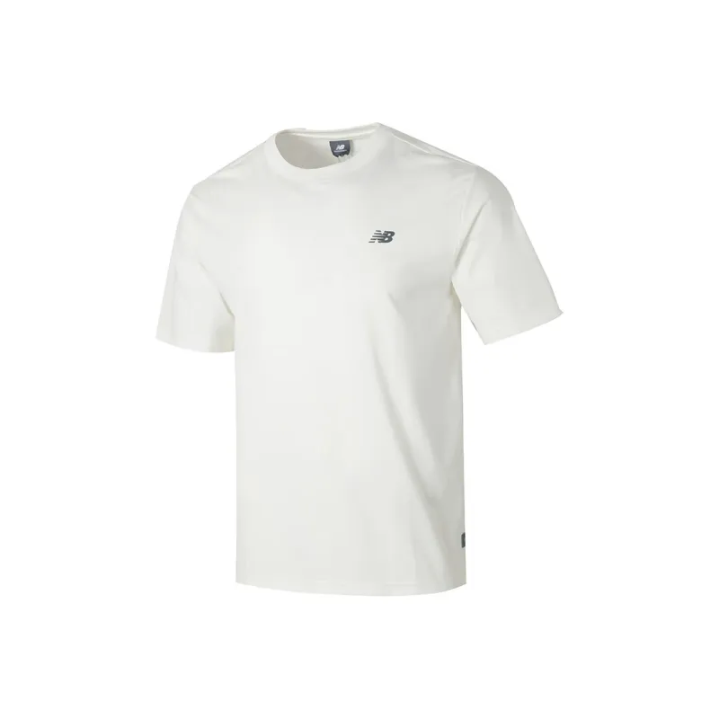 New Balance T Shirt Men's Ivory White-0