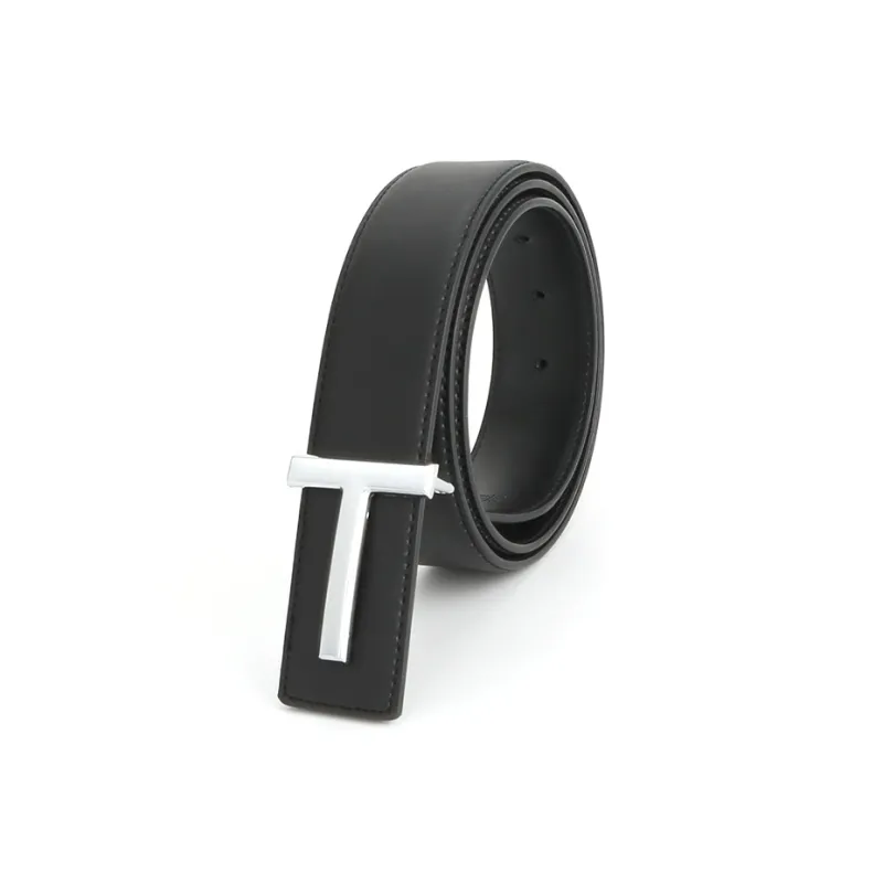 YUZHAOLIN Cow Leather Belts Men's Width 3.8CM-3