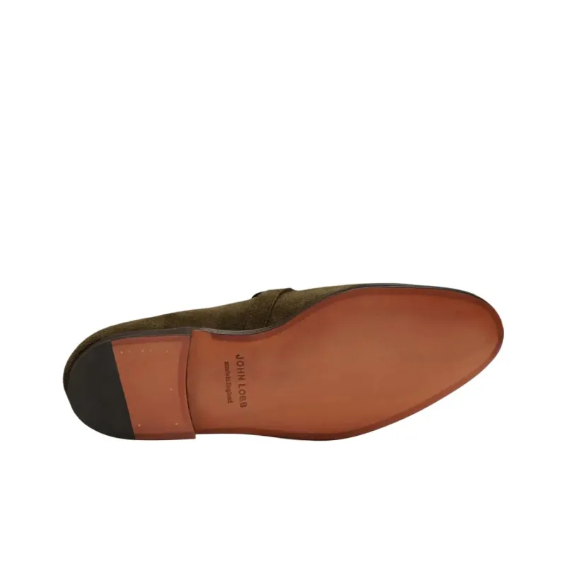 JOHN LOBB Delano_Ii Casual Single Shoes Women's Green-4