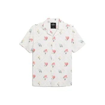 Hollister Shirts Men White Floral