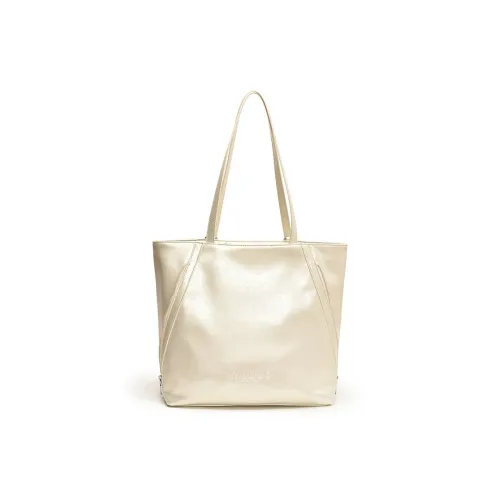 NOMK PU ALM tote Portable Double Shoulder Bag Regular Women's White/Black/Silver/Red