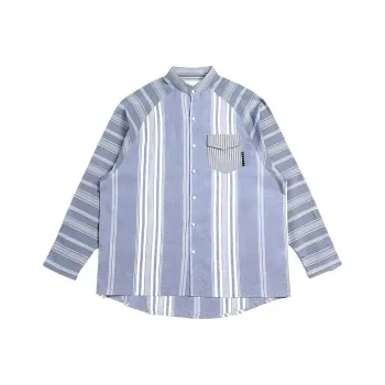 PHANTACI Shirts Men Blue