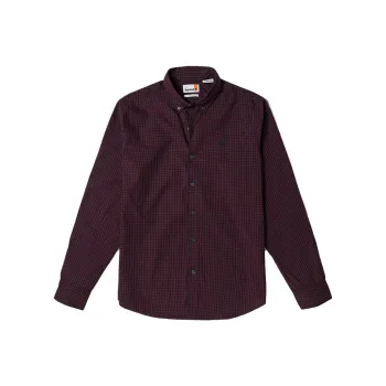 Timberland Shirt Men's Noble Red Yarn Dyed Woven