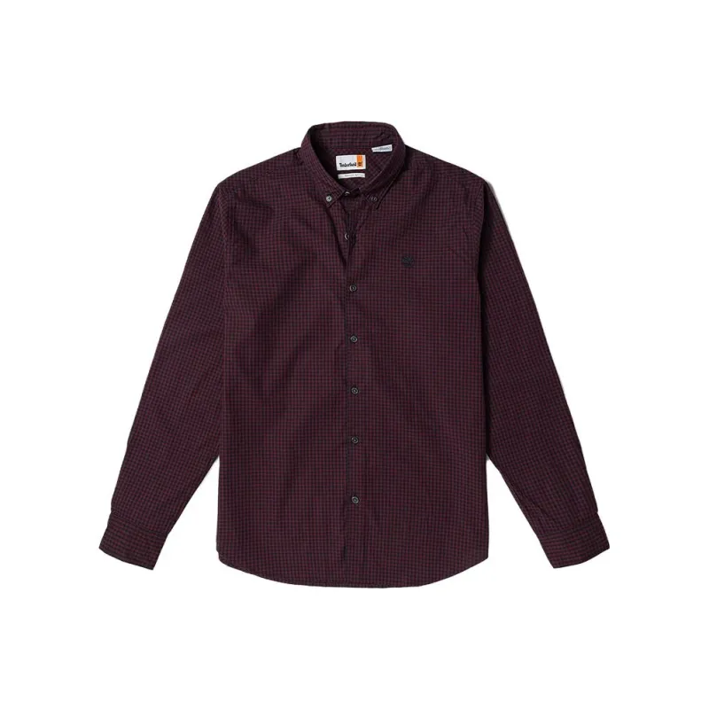 Timberland Shirt Men's Noble Red Yarn Dyed Woven-0
