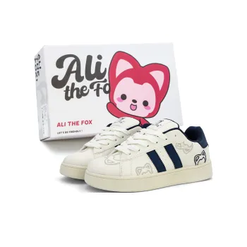 ALI THE FOX Skateboard Shoes Women's Low Top Beige Blue/Beige Pink/White Red