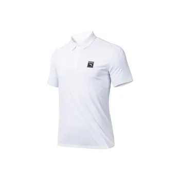 Anta Variety Training Collection Polo Shirt Men's Pure White