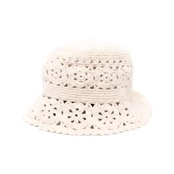 Maje Crocket knit Bucket Hat