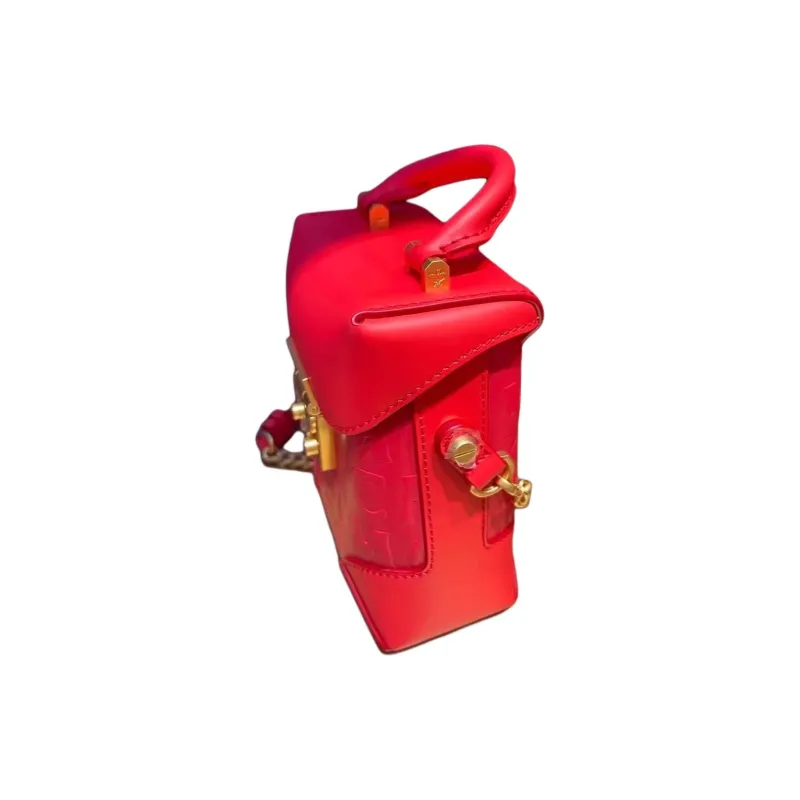 MCM N/S Soft Berlin Crossbody Monogram Poppy Red-1