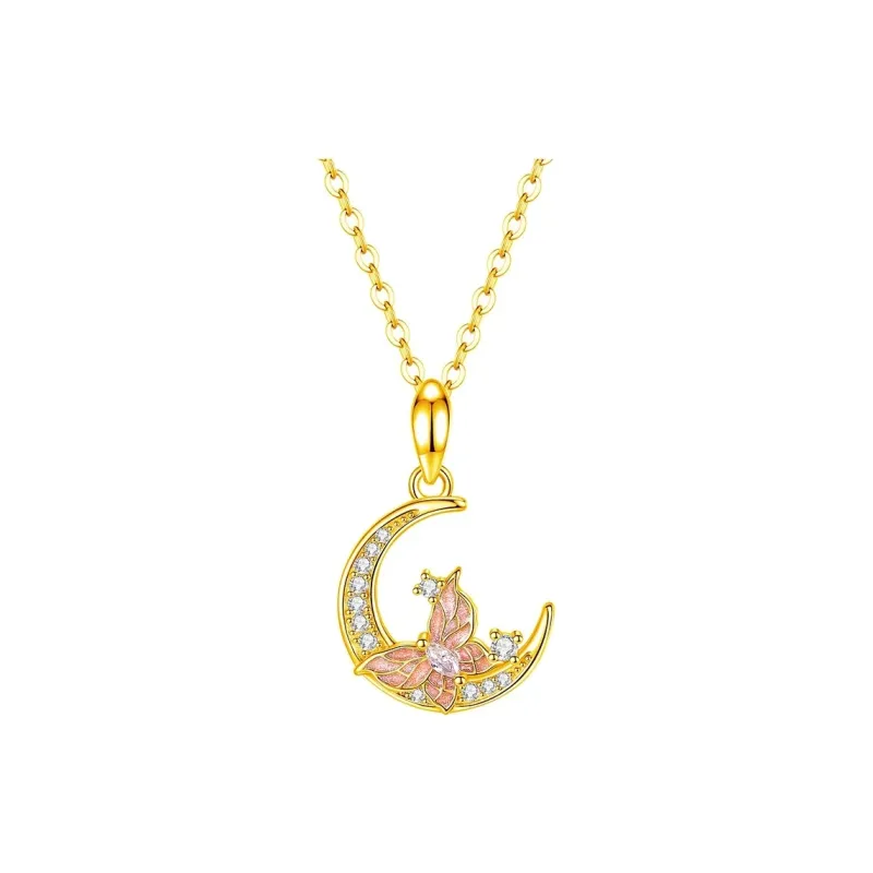 FAIRWHALE S925 Silver Necklaces Women's-3