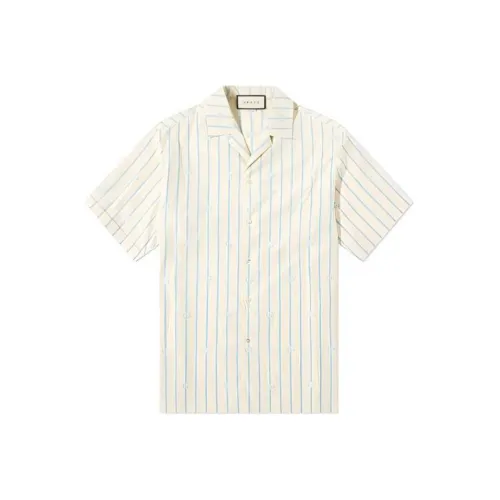 GUCCI Shirts Men Ivory White