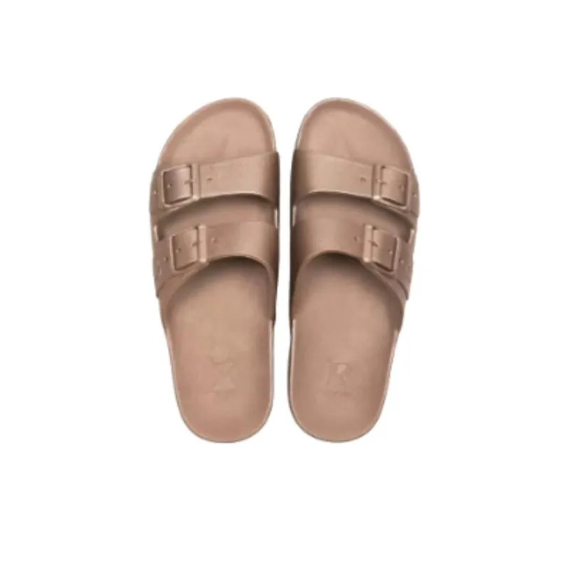 Cacatoès Beach Sandals Unisex Copper Coffee Color Pearlescent-2