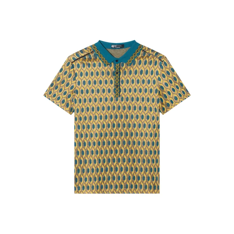ANDREW MACKENZIE Polo Shirt Men's Yellow-0