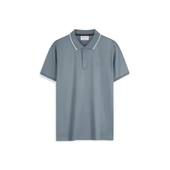 CALVIN KLEIN Polo Shirt Men's PN6 Cloud Trace Gray