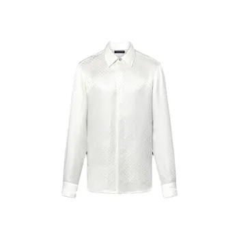 LOUIS VUITTON MINI MONOGRAM SS25 Shirt Men's White