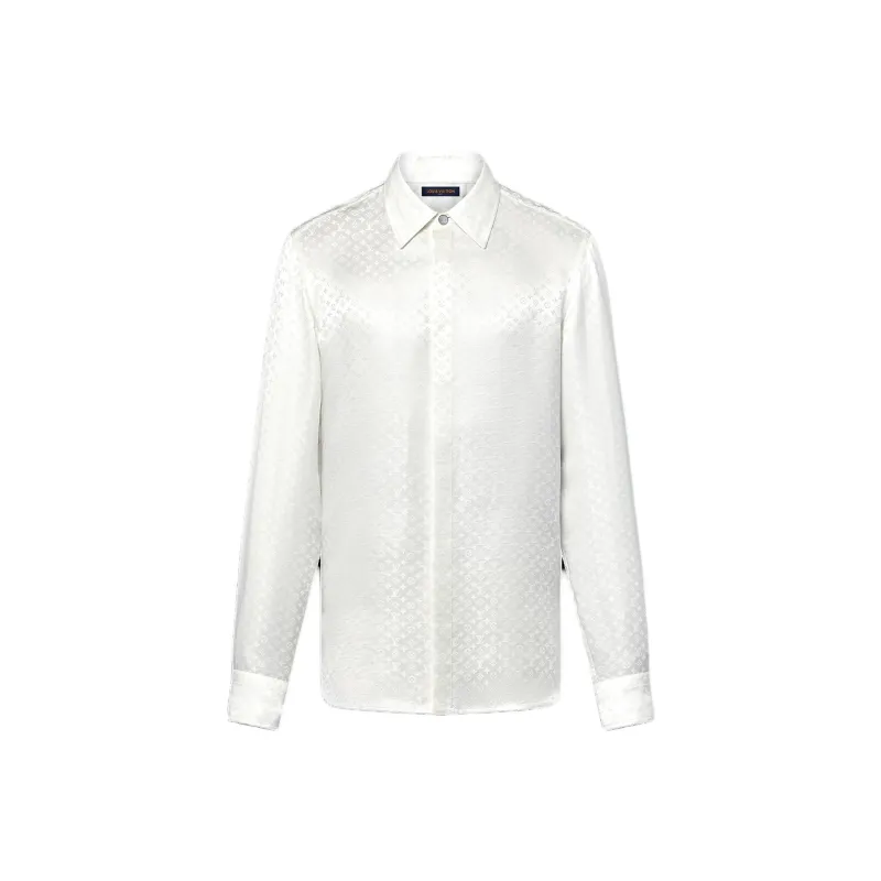 LOUIS VUITTON MINI MONOGRAM SS25 Shirt Men's White-0