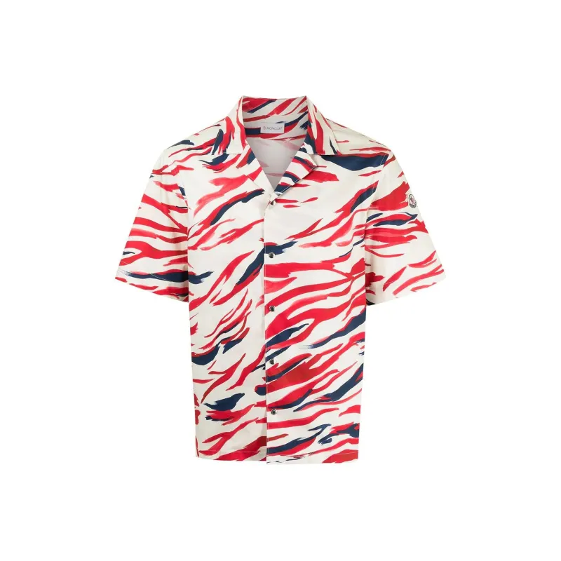 Moncler Shirts Men Red-0