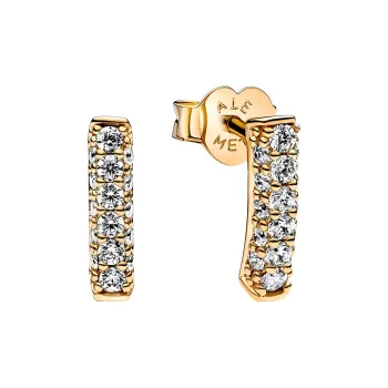 Pandora Stud Earrings Women's Gold