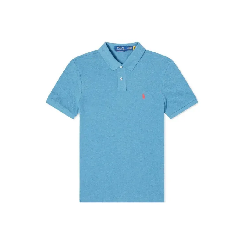 Polo Ralph Lauren Logo Embroidered Straight Hem Polo Shirt-0