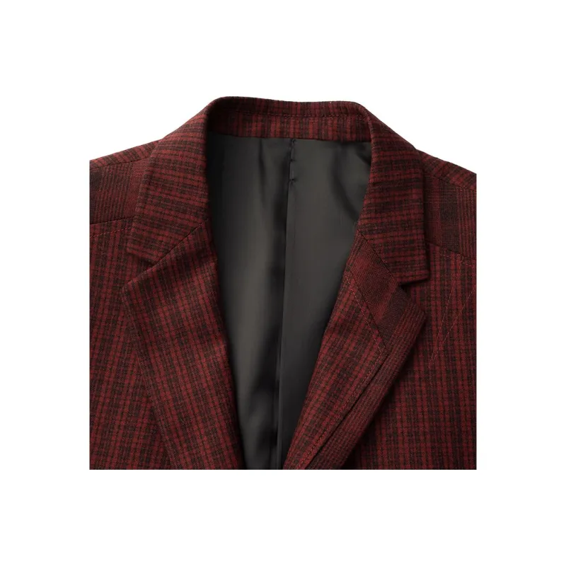 ANDREW MACKENZIE Business Suit Men's Red-4