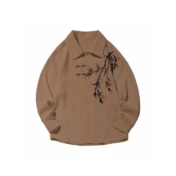 WARNING LIGHT Shirt Unisex Tea Brown