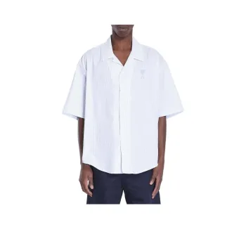 AMIPARIS Paris Ami De Coeur Short Sleeved Striped Shirt