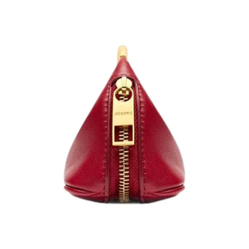 Jacquemus Lambskin Coin Purse Women's Red-1