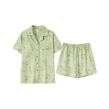 GOSO Pajama Set Women's Grass Green