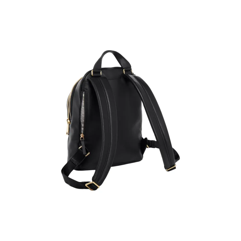 TUMI Leather Backpack Women's Black-3
