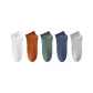 5-Pack[White-Orange-Green-Royal Blue-Light Gray]