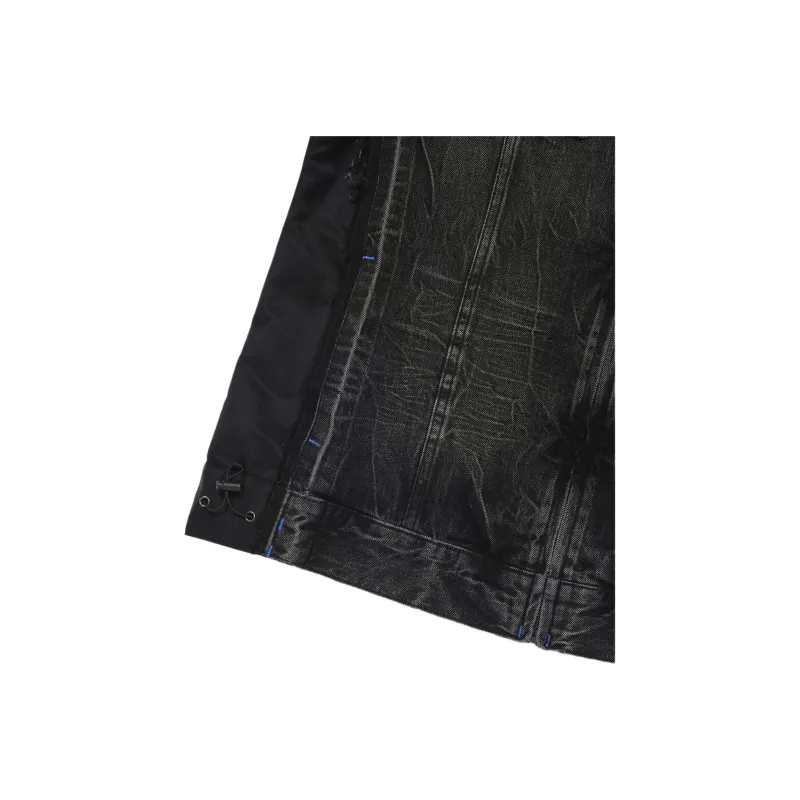 Angel Chen X Lee ANGEL CHEN Collaboration Denim Jackets Unisex Black-3