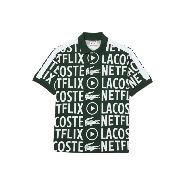 LACOSTE x Netfli SS23 Polo Shirt Men's Green-0