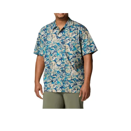 Columbia PFG Trollers Best Shirt Men's Blue
