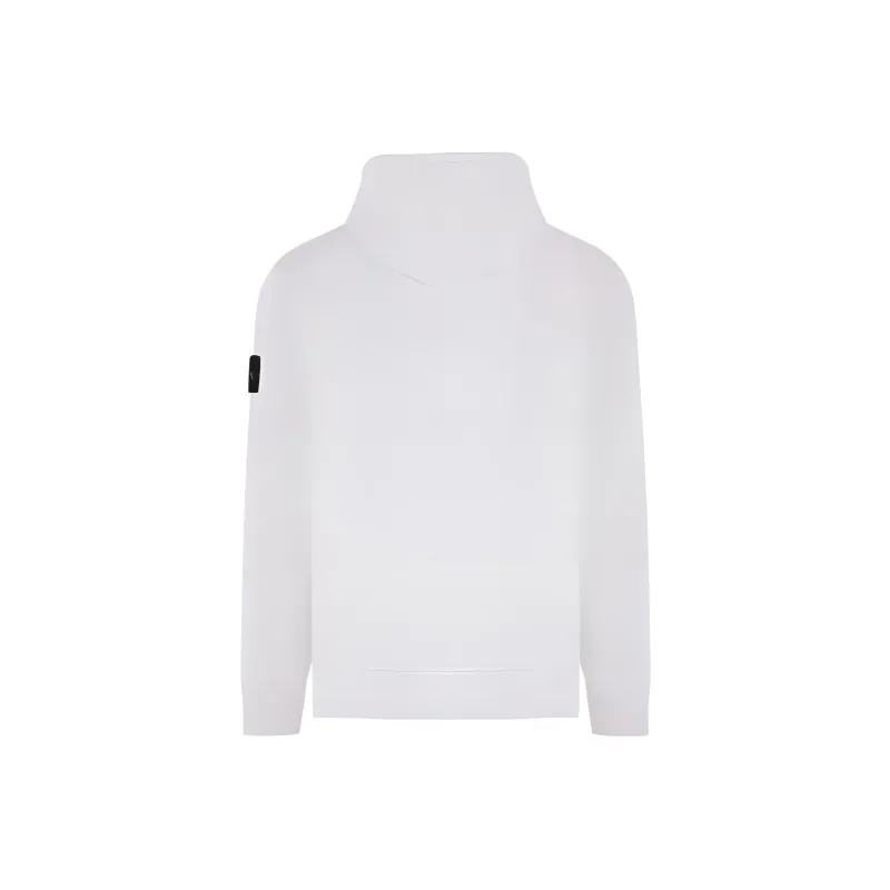 STONE ISLAND Logo Patch Long Sleeved Hoodie-1