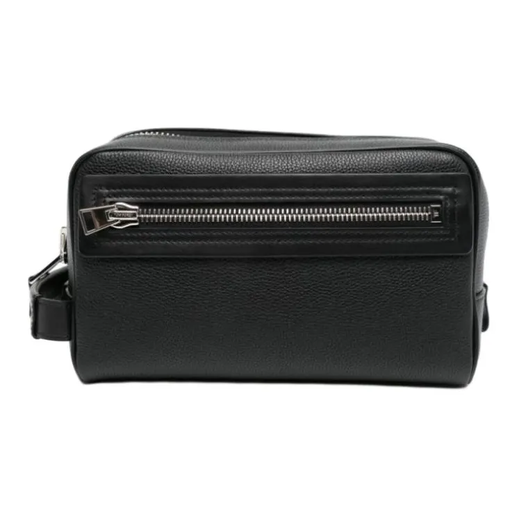 TOM FORD Logo Printed Zipped Toiletry Bag-1