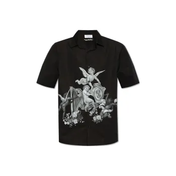 OFF WHITE Graphic Printed Button Up Shirt