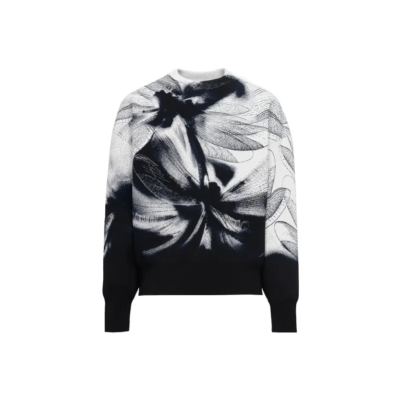 Alexander McQueen Graphic Printed Crewneck Sweater-0