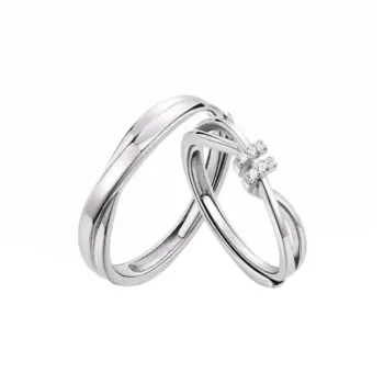 CHINA GOLD S925 Silver Rings Unisex