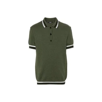 BALMAIN Polo Shirts Men Green