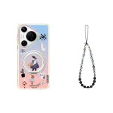 Illustration Watering+Black Gradient Block Chain