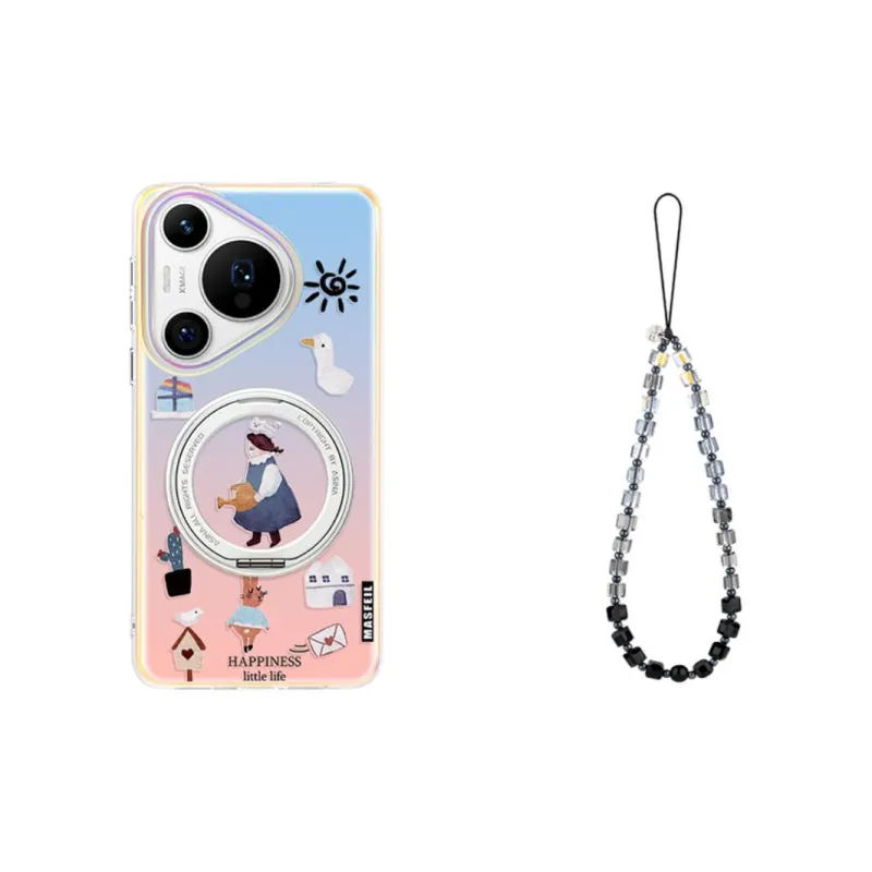 Marsfield Acrylic Material 360 Rotating Magnetic Stand Case Phone Cases Compatibility Huawei P70/70 PRO Trendy-10