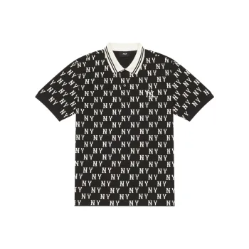 MLB MONOGRAM Collection New York Yankees SS24 Polo Shirt Unisex Black