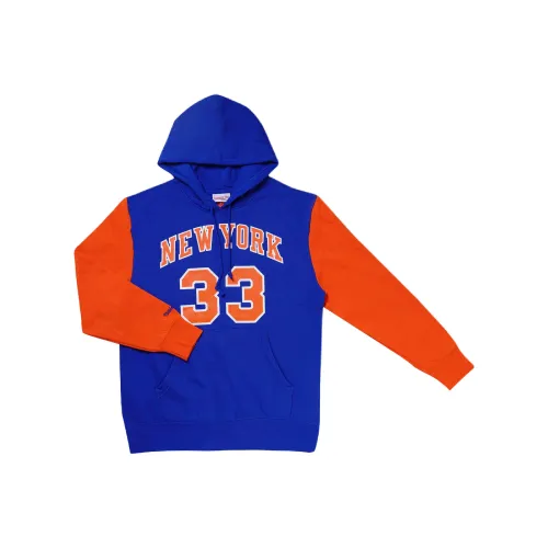 Mitchell & Ness Sweatshirt Unisex Royal Blue Orange