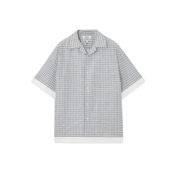 COS Shirts Men White/Print