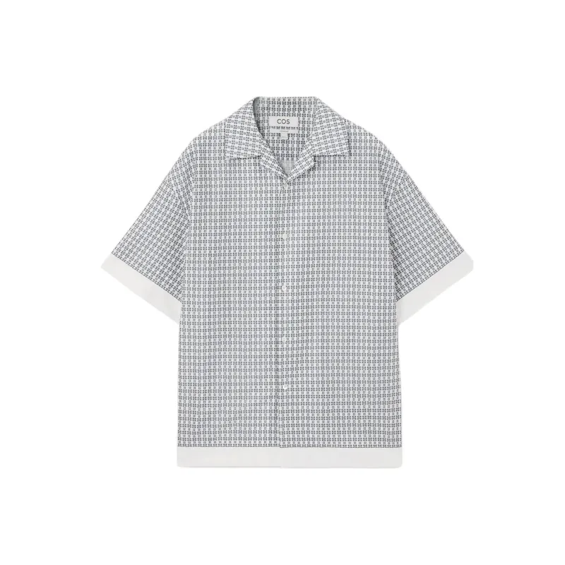 COS Shirts Men White/Print-0